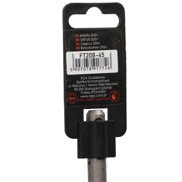 1772_5 Burgija za beton SDS+ 4-oštrice 24x450mm FASTER TOOLS 1772