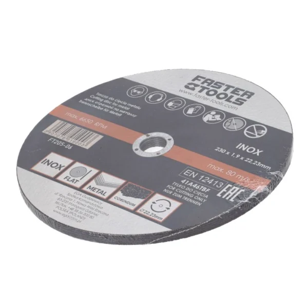 Rezna ploča za metal/INOX 230x1.9x22.2mm FASTER TOOLS 1900