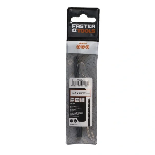 Burgija za metal HSS 6.5mm FASTER TOOLS 5263