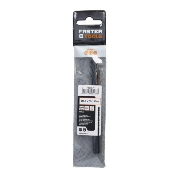 5267_5 Burgija za metal HSS 8.5mm FASTER TOOLS 5267
