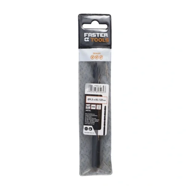 5269_5 Burgija za metal HSS 9.5mm FASTER TOOLS 5269