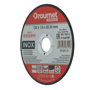 Rezna ploča za metal/INOX 125x1x22.2mm DRAUMET PREMIUM 8555