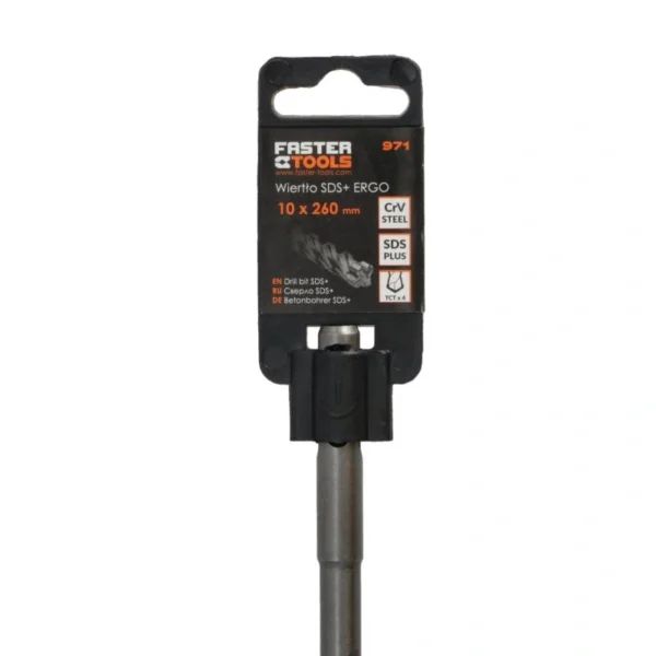 971_5 Burgija za beton SDS+ 4-oštrice 10x260mm FASTER TOOLS 971