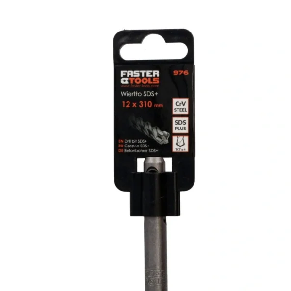 976_5 Burgija za beton SDS+ 4-oštrice 12x310mm FASTER TOOLS 976