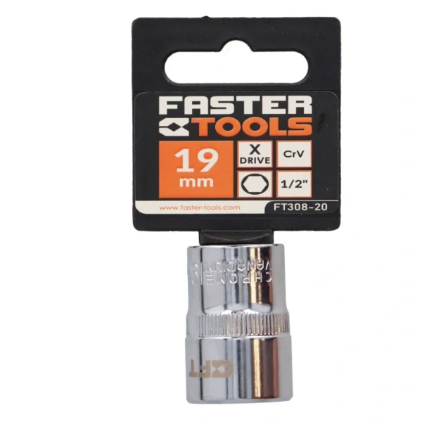 1036_4 Nasadni ključ 1/2" 19mm FASTER TOOLS 1036