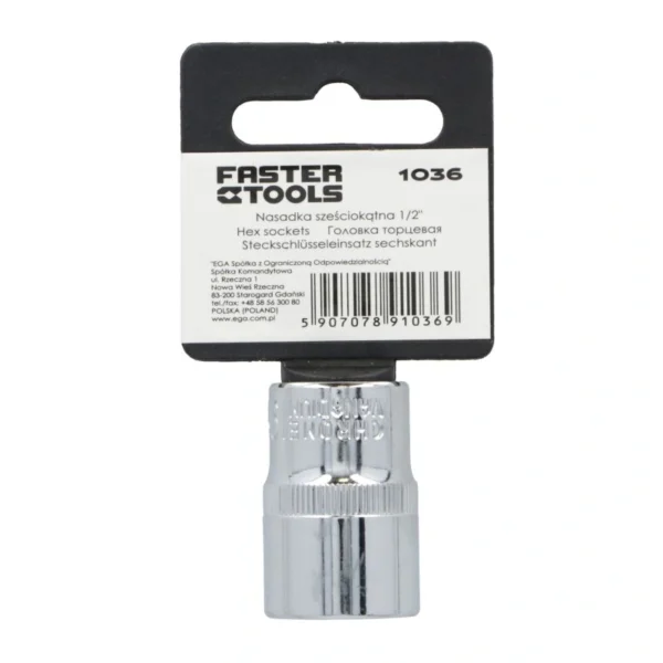 1036_7 Nasadni ključ 1/2" 19mm FASTER TOOLS 1036