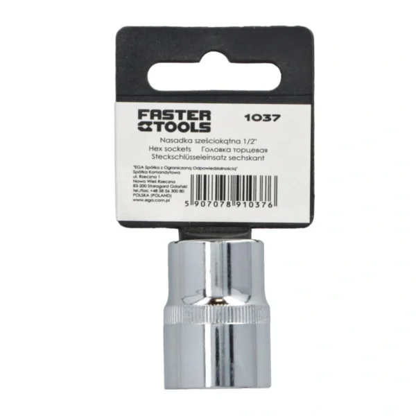 1037_7 Nasadni ključ 1/2" 21mm FASTER TOOLS 1037