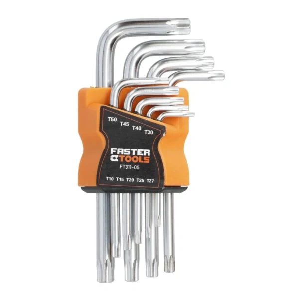 Torx ključ set T10-T50 FASTER TOOLS 1120