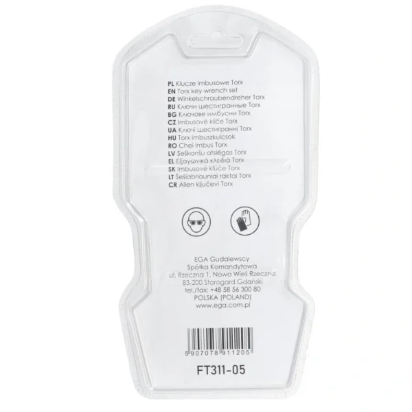 Torx ključ set T10-T50 FASTER TOOLS 1120