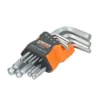 Imbus ključ sa kuglom kratki set 1.5-10mm FASTER TOOLS 1840