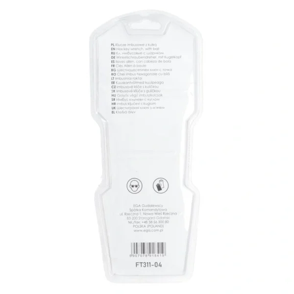 Imbus ključ sa kuglom dugi set 1.5-10mm FASTER TOOLS 1841