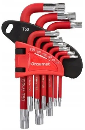 Torx ključ set T10-T50 DRAUMET 3722