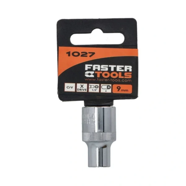 1027_5 Nasadni ključ 1/2" 9mm FASTER TOOLS 1027