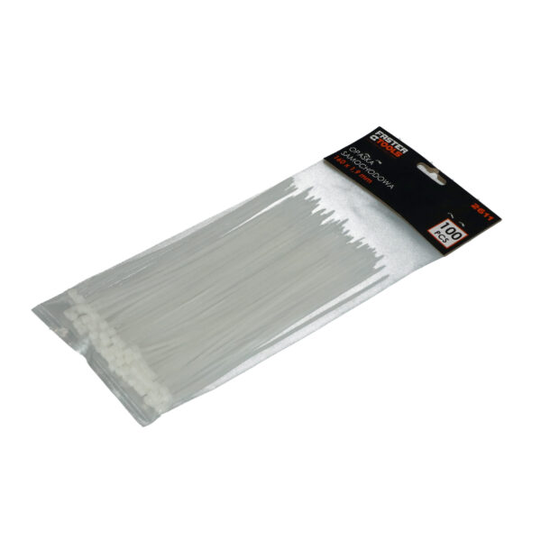 3 Plastične vezice 3,6x300mm BELA (100kom) FASTER TOOLS 2613
