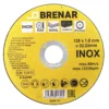 Rezna ploča za metal/INOX 125x1x22,2mm BRENAR B205-01